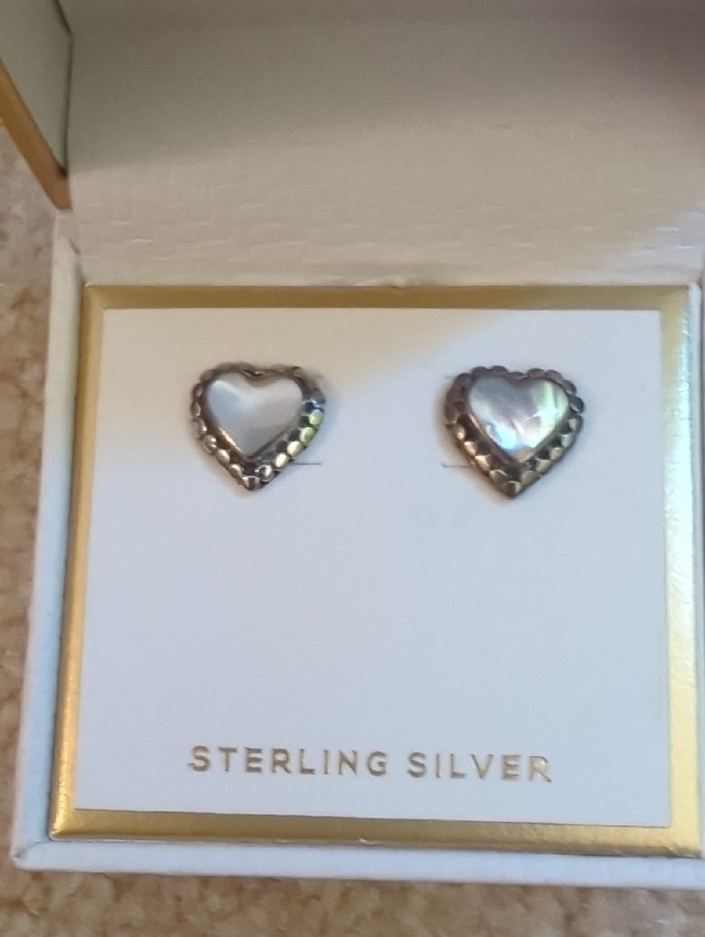 Sterling Silver Heart Earrings
